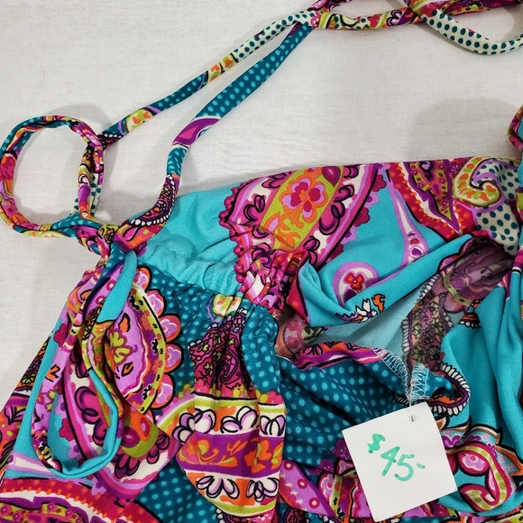 SKIRT / DRESS Paisley multi colour - Picture 7 of 7